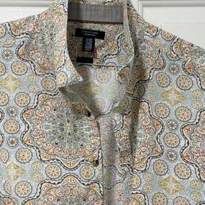 STRUCTURE Men Shirt Cotton/Linen Long Sleeves Button Up Sim Fit